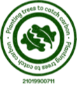Carbon Capture Logo for recycled printing
