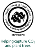 CArbon Capture Logo with The Woodland Trust